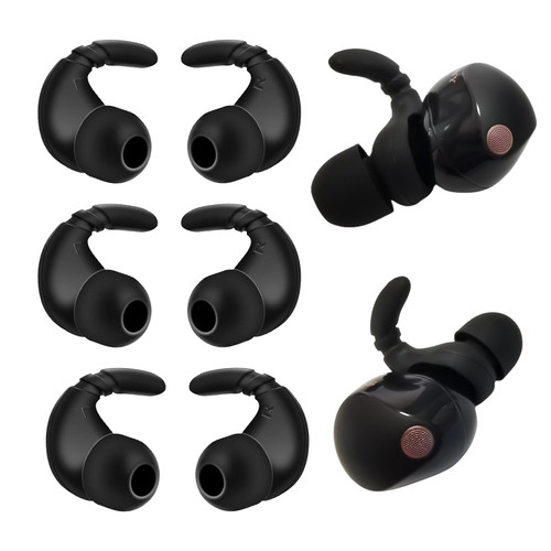 Silicone Anti-Slip Ear Hooks for Sony WF-1000XM5, Replacement Earbuds Tips