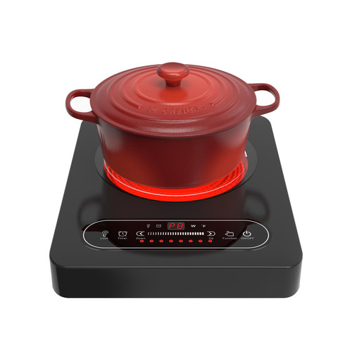Electric Cooktop, 1800W Portable Single Burner Electric Stove