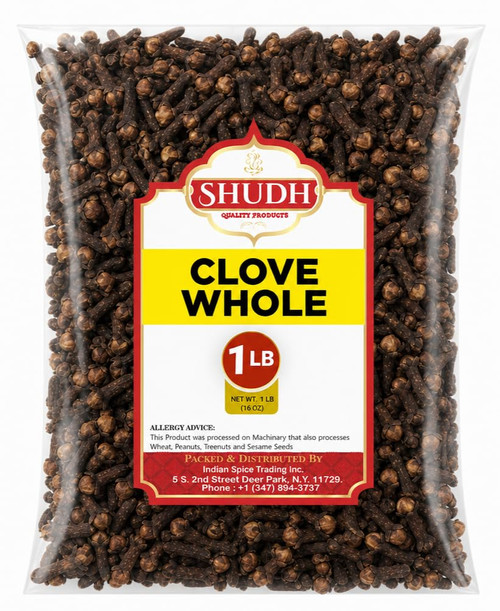 Indian Spice CLOVE WHOLE 1 LB | 16 oz | Laung | Great for Food, Tea, Pomander Balls and Potpourri, Hand Selected, Spice ~ All Natural | NON-GMO | Vegan | Gluten Friendly | Indian Origin