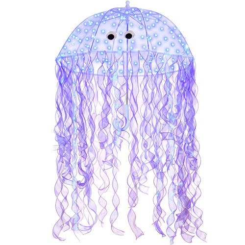 Bulyoou Jellyfish Umbrella Costume, Halloween DIY Cosplay