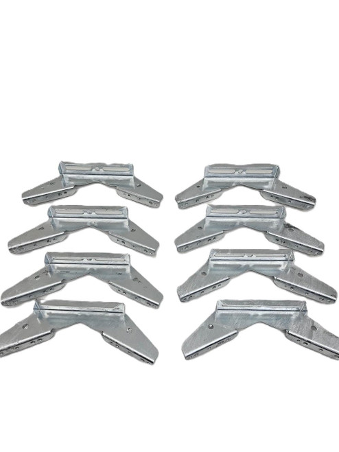 CTW V-Wing Bunk Bolster Brackets for Pontoon Boat Trailer, 8 Pack
