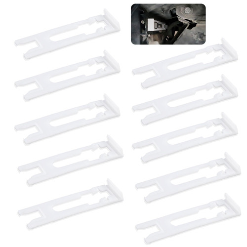 10 Pcs Headlight Retainer Clips Compatible with Blazer Impala Monte Carlo S10, GMC Jimmy Sonoma, Century Regal, Durable Plastic Headlight Retaining Clips for Automotive Headlight Assemblies