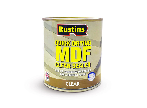 Rustins Quick Drying MDF Clear Sealer 500ml | 16.9 Fl. Oz.