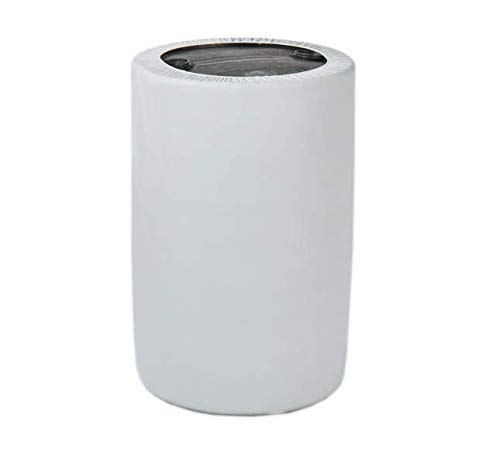 Fitted Kwik-Can Covers for 33 gal and 55 gal Drums - Bundle of 5 (White, 55 Gallon)