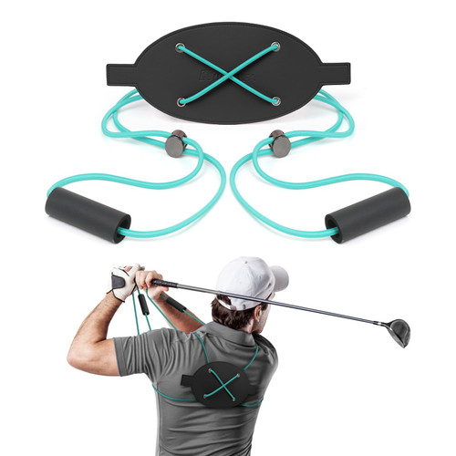 Golf Swing Rotation Trainer Strap, Adjustable Golf Swing Trainer Aid for Thoracic Rotation, Improve Swing Consistency & Body Turn, Golf Training Aid for Beginners & Professionals