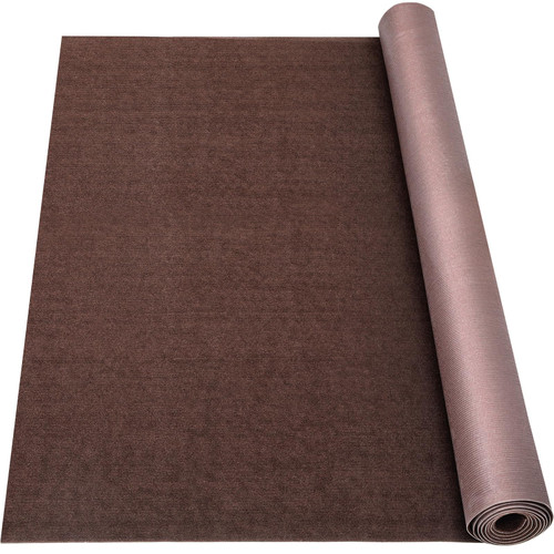 Grefinity Marine Carpet, 6 FT x 18 FT Brown Indoor Outdoor Carpet
