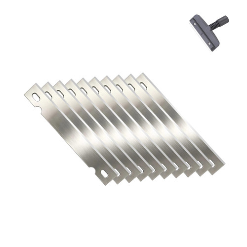 Carefree Fish Aquarium Scraper Blades 10Pcs for 4IN1 6IN1 7IN1 9IN1 Cleaning Tools Long Handle Algae Cleaner