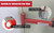 Hinge Adjustment Tool, Hinge Bender Wrench for .134 Gauge 18mm Commercial Door, Heavy Duty Hinges Wrench with Long Handle Rubber Grip