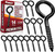 PAMAZY 3.2” Heavy Duty Screw Eye Hooks, 14Pcs Self-Tapping Eyelet Screw-in