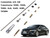 MIKODA Billet Aluminum Shift Transmission Column Linkage Kit Compatible with GM TH200, TH350, TH400, 4L60, 4L60E, 4L80E, TH700R4 1 SET Gear