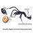 Somaer 12V Horn Wiring Harness Relay Kit for Car Truck Grille Mount Blast Tone Horns(Horn Not Included)