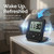 Digital Travel Alarm Clock - No Bells, No Whistles, Simple Basic Operation, Loud Alarm, Snooze, Small and Light, ON/Off Switch, 2 AAA Battery Powered, Black