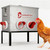 Automatic Chicken Feeder Rat Proof - 40lb 6 Ports Large Capacity Metal