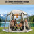 Teabelle Clear Dome Tent, Pop Up Transparent Garden Gazebo