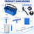 All-in-One Window Washing Kit with Squeegee, 61" Pole & Bucket