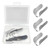 30Pcs/Box Anterior Matrix Bands, Dental Metal Curvature Matrix Bands for Proximal Anterior Restoration Thickness 30μm