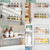 LUCYCAZ 2 Pack Wall Mounted Spice Rack for Spice Jars & Seasonings (White)