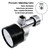 Beduan Water Pressure Regulator Valve, G-1/4" Male Water Pressure Reducer Adjustable Control Valve with Gauge