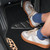 CAR PASS Waterproof Universal Fit Car Floor Mats, Leopard Print Car Mats Fit for SUV,Vans,sedans, Trucks,Set of 4pcs Car Carpet with Driver Heel Pad and Nibs Backing,for Cute Women Girl Brown Leopard