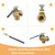 1/4" Carpet Cleaning Wand Angle Valve, Brass Angled Flow Control Valve