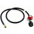 Cast Iron Propane Burner Head w/ 4 FT 20 PSI Propane Regulator Assembly
