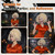 ColorGround Medium Curly Blonde Cosplay Wig for Women the Bride Costume Hair for Halloween Party