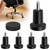 Office Chair Glides Bell Glides Replacement Fixed Castors 5PCS Black
