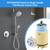 RP70538/RP73625 Single Function Pressure Balance Cartridge Replacement, Shower Cartridge Compatible with Peerless/Delta Single Handle Tub/Showers Faucet (Check Valve Included),Easy To Install,1 Pack