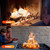 Sasylvia 6 Pcs Ceramic Fire Balls Fireplace, White Round,5 Inch Size