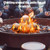 Sasylvia 6 Pcs Ceramic Fire Balls Fireplace, White Round,5 Inch Size