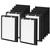 P358 Replacement Filters Compatible with HEAPETS P358 Pet Air Purifier