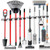 IMILLET 2 Pack Broom Holder Wall Mount Stainless Steel Mop Organizer