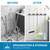 IMILLET 2 Pack Broom Holder Wall Mount Stainless Steel Mop Organizer