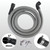 10 FT Dishwasher Drain Hose with 90° Elbow Connector & 2 Stainless Steel Clamps - Universal Replacement Discharge Hose, Fits 5/8", 7/8", 1" Drain Outlets - Heavy-Duty Corrugated Flex Tube