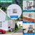 Hydencamm 4" Metal Dryer Vent Cover for Exterior Wall, Stainless Steel