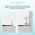 Shower Door Hinge Pin Kit with Pivot Bushing for Framed Swing Shower Door