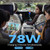 acegoo 78W 12V USB Outlet, 3 Port Fast Charging Aluminum Car USB C Charger