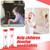 Geelin 40 Pcs 1 Minute Sand Timer for Kids Classroom Hourglass, Red