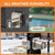 Richelock IU52 Double-Sided Keypad Door Lock, All-Weather, Fully Waterproof Keyless Entry with Dual-Sided Programmable Codes, Same Key Both Sides for Outdoor, Indoor, Gate & Fence