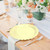 FALIZIFU 50 Pcs Yellow Scalloped Paper Plates 7 Inch Disposable Yellow Scalloped Dinner Plates for Wedding Baby Shower Birthday Party Supplies Disposable Dessert Plate