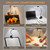 holoith 3 Head Foldable Clip On LED Easel Lamp for Artists