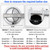 Lychee Light 38mm Dual Flush Toilet Push Button for Geberit & Kohler