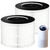 2 Pack Moon Replacement Filter for Sterra Moon Air Purifier, 3 in 1, H13 True HEPA with Activated Carbon and Pre-Filter