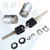 APPERFiT All Metal Exterior Door Handles w/Key Lock Cylinders Compatible with 1995-2000 Chevrolet Chevy/GMC C1500 C2500 C3500 K1500 K2500 K3500 Suburban Tahoe Yukon 15742229 15742230