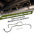 WIKIBB Rack Pinion Transfer Lines for Toyota Tacoma 1995-2004 4Runner