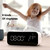 Jinvocloud Smart WiFi Alarm Clock with Timer, USB 2A+1C Fast Charging, App Remote Control, Digital LED Large Screen Power-Off Countdown Timer, Snooze Alarm, Time, Weather and Temperature Display
