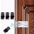 Electronic Intelligent Door Lock Kit, Home Door Lock Kit with 4 Remote Control, Smart Wireless Anti-Theft Home Security Keyless Deadbolt Access Control System for Home Hotel Apartment(Conventional)