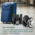 2 Pack Double Row Luggage Replacement Wheels, 360° Swivel Caster Parts