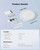 Combuh Rechargeable Shower Light Inside Waterproof Battery Operated