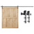 SMARTSTANDARD 11ft Sliding Barn Door Hardware kit, Fit 60-66" W Doorpanel